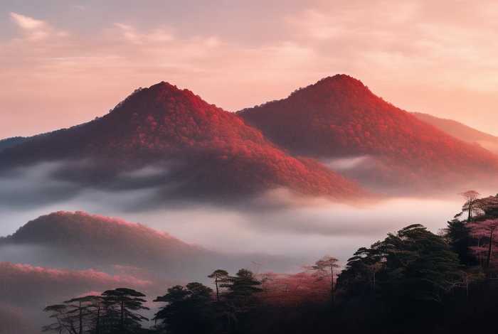 京都的山叫什么；京都山脉为什么是红色的