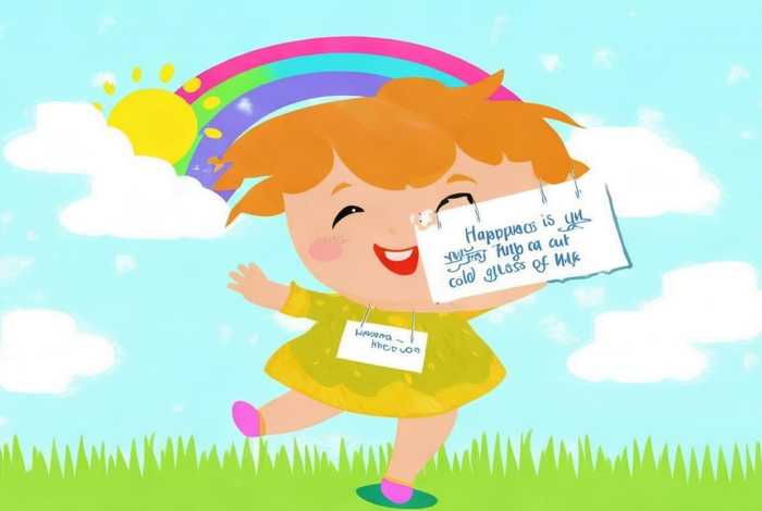 孩子的幸福语录短句；孩子的幸福语录短句图片