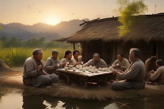 古代农家日常坐酌泠泠水（古代农家日常坐酌泠泠水TXT）