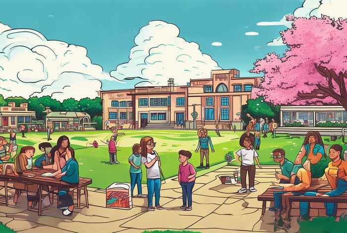 关于校园生活的手抄报应该如何画 - 关于校园生活的手抄报应该如何画呢