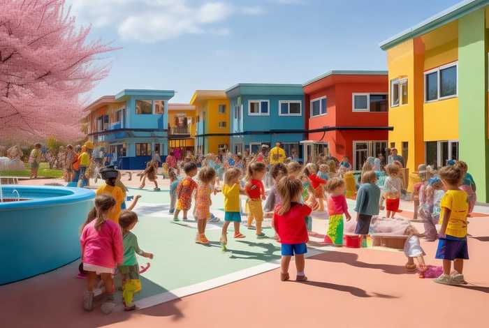 多彩的校园生活绘画图片二年级（多彩的校园生活绘画图片二年级上册）