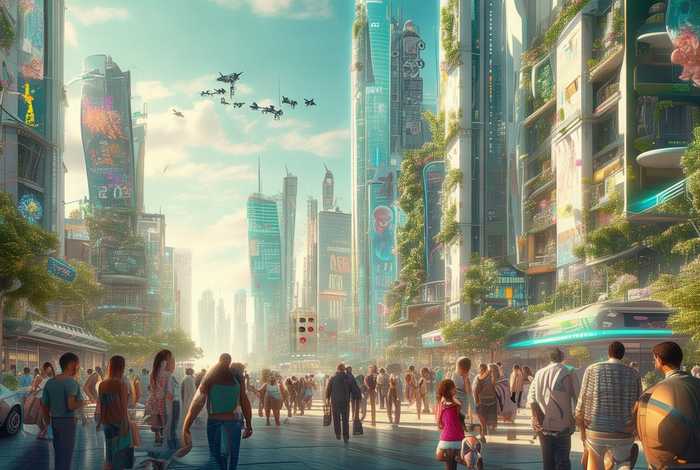 畅想未来生活画 - 畅想未来生活画怎么画