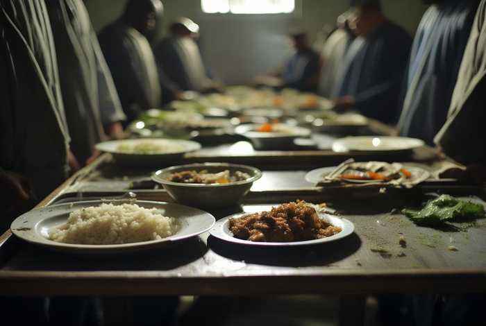 监狱的伙食一日三餐（监狱的伙食一日三餐图片）