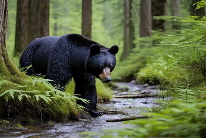 黑熊生活在哪里呢，黑熊生活在哪里呢英语