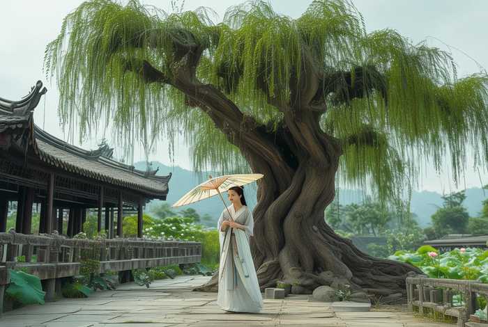 古代悠闲生活日常张大丫；古代悠闲生活日常张大丫伞杉