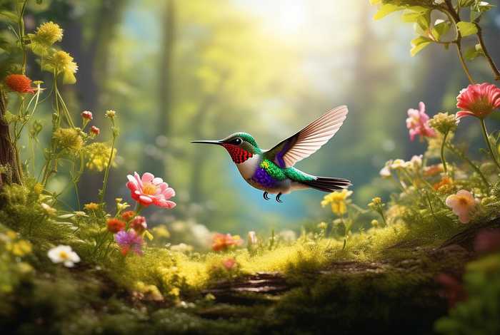 蜂鸟在哪里生活；蜂鸟一般在哪里生活