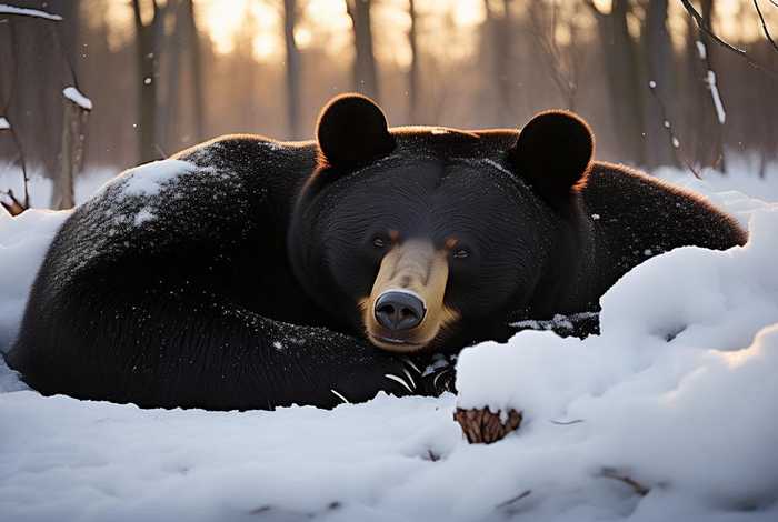 黑熊在哪里过冬 - 黑熊在哪里过冬的