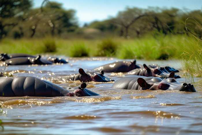 河马生活在哪个地方 - 河马生活在哪个地方最多