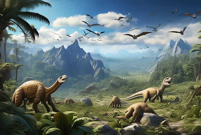 恐龙生活在什么世界，恐龙生活在什么世界地区