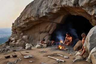 北京人生活的周口店山顶洞 - 北京人生活的周口店山顶洞位于北京的