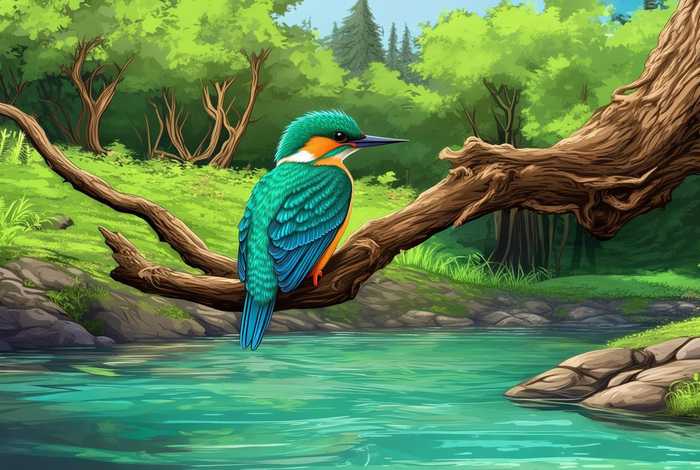 翠鸟的生活习性动漫版（翠鸟的生活地方有哪些）