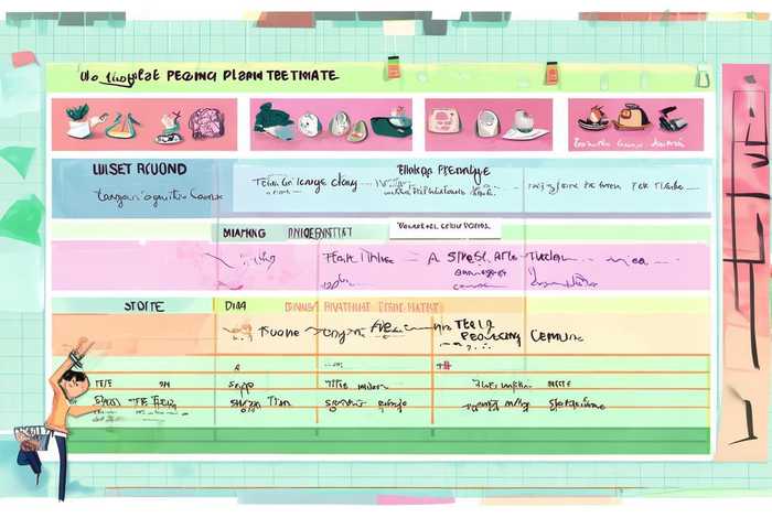 个人生活计划表模板 - 个人生活计划表模板图片
