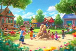 多彩的校园生活绘画图片二年级（多彩的校园生活绘画图片二年级上册）