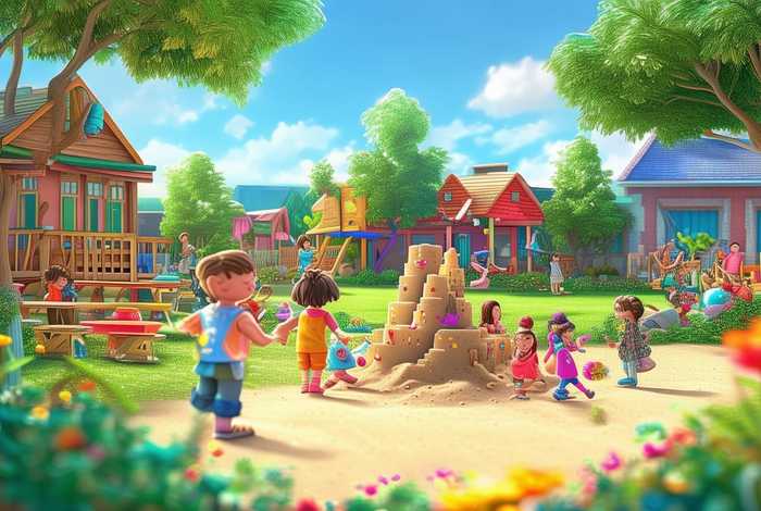 多彩的校园生活绘画图片二年级（多彩的校园生活绘画图片二年级上册）