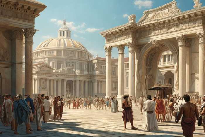 古罗马生活景象；古罗马生活景象图片