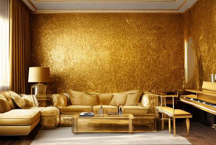 金色生活 - 金色生活墙布