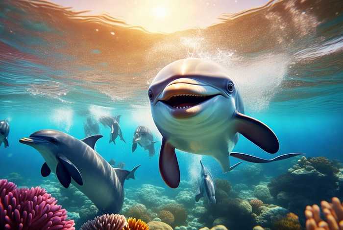 海豚生活习性儿童版，海豚的生活特征是什么