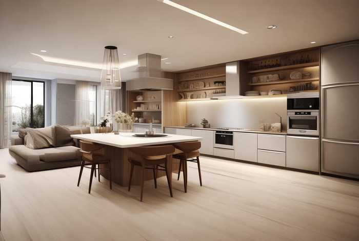 厨房生活阳台打通（厨房和生活阳台打通后如何隔断）