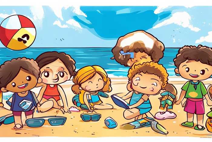 初中生暑假生活手抄报图片 - 初中生我的暑假生活手抄报图片