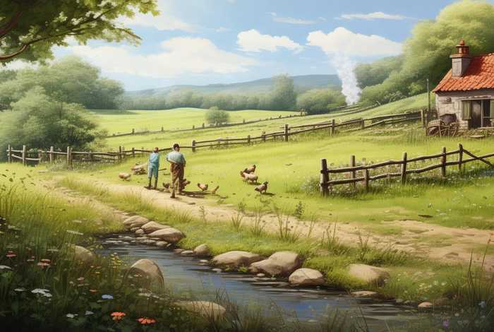 关于田园生活的诗句子 - 关于田园生活的诗句子大全