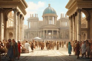 古罗马生活景象；古罗马生活景象图片