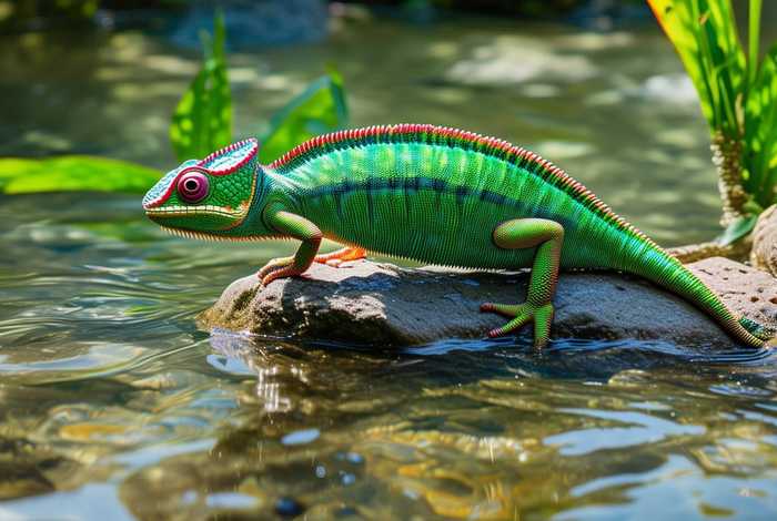 变色龙可以在水里生活吗 - 变色龙可以在水里生活吗为什么