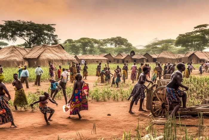非洲人的生活现状图片（非洲人的生活现状图片素材）