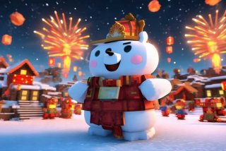 mc大白生活大冒险春节篇；大白我的世界生活大冒险春节篇