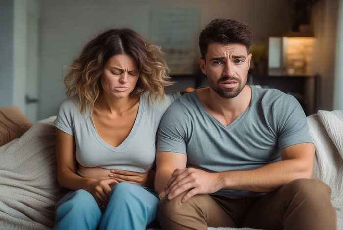 夫妻同时小腹疼还有点流血正常吗，小腹疼同房后出血什么情况