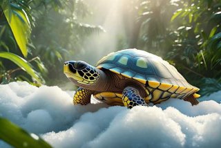 巴西龟粉雪习性，2021粉雪巴西龟