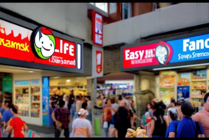 北关镇易生活超市、易购生活超市电话号码