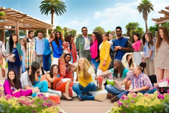 多姿多彩大学生活；多姿多彩的大学生活英语翻译