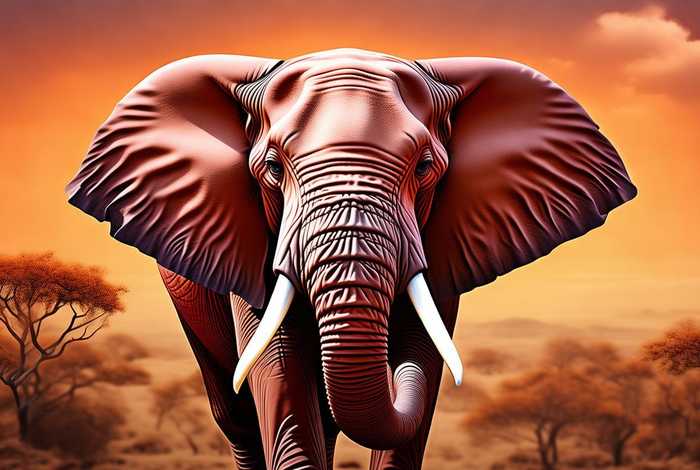 红象图片；红象牙图片