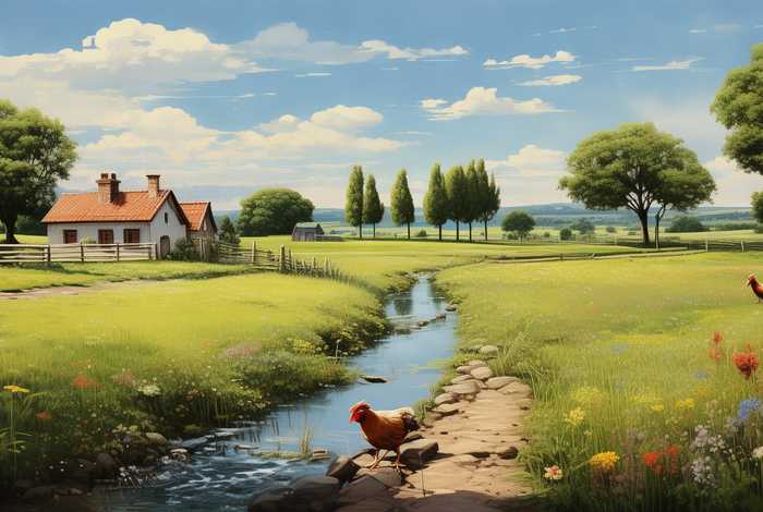 关于田园风光乡村生活的作文500字、关于田园风光乡村生活的作文500字左右