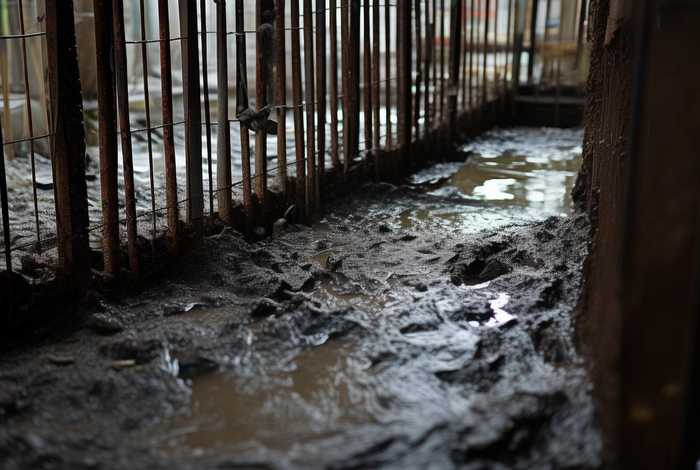 煤矿生活区沉淀池有护栏但是未悬挂警示牌吗、煤矿沉淀池底部的淤泥如何清理