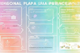 个人生活计划表图片 个人生活计划表图片模板