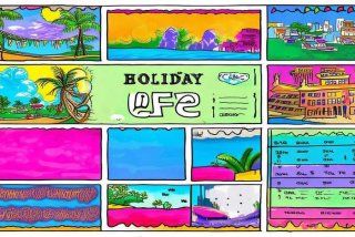 假期生活的手抄报模板，假期生活的手抄报模板图片