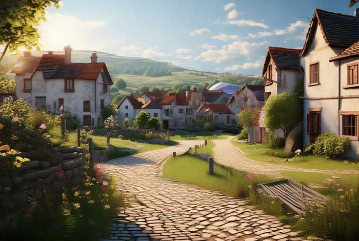 村庄生活图片素材、村庄生活图片素材库