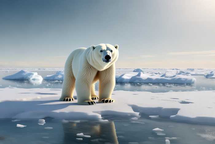 北极熊的生活在哪里、北极熊生活在哪里的英文怎么说