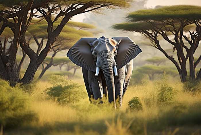 大象生活在什么地方图片、大象通常生活在什么地方