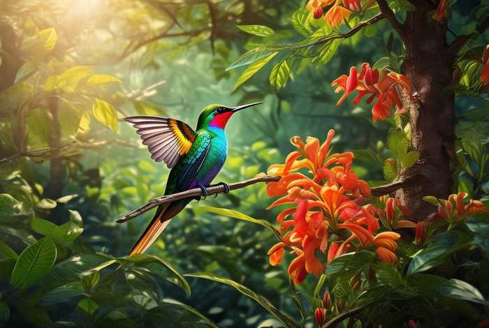 蜂鸟的栖息地在哪里，蜂鸟生活的地方在哪里