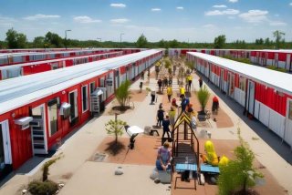 建筑工地生活区管理方案、建筑工地生活区管理方案设计