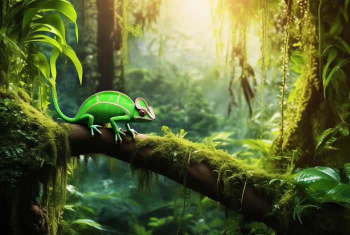 变色龙生活在哪里的热带雨林（变色龙生活在哪里的热带雨林里）