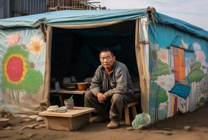 工地生活一角 - 工地上的生活费一个人多少标准合适