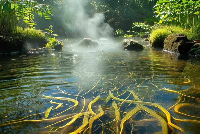 黄鳝生活环境造景，黄鳝生活环境造景图片