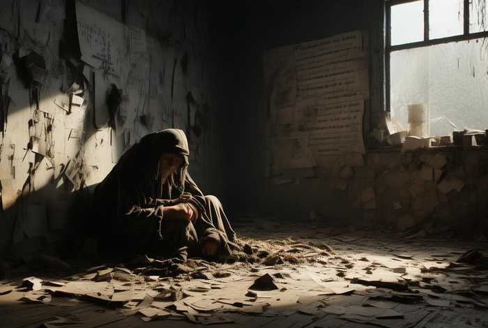 被生活打败了图片、被生活打败了图片带字