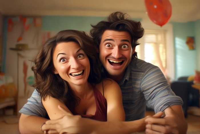 夫妻恩爱搞笑动图，夫妻恩爱动态搞笑图片