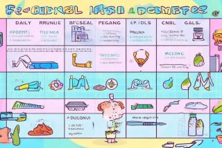 个人生活计划表模板 - 个人生活计划表模板图片