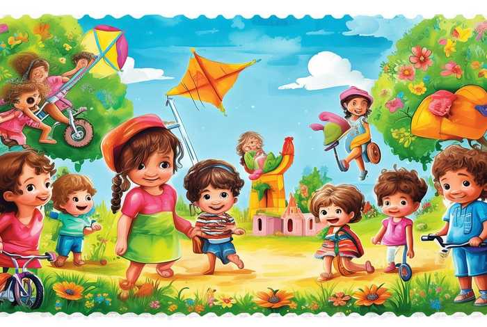 儿童生活特种邮票 - t137儿童生活邮票