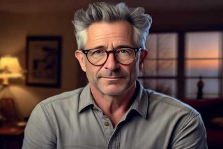 45岁男人生活照片戴眼镜图片高清（45岁男人生活照片戴眼镜图片高清大全）